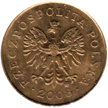 5 groszy, 2008 Obverse