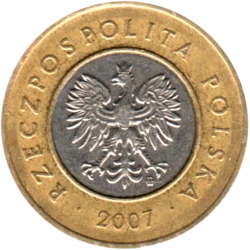 Preview 2 Złoty, 2007 obverse