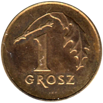1 grosz, 2021 Reverse