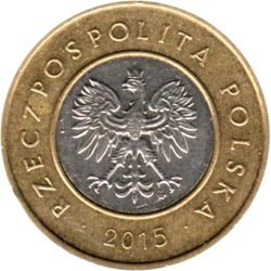 Preview 2 Złoty, 2015 obverse