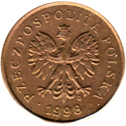 2 groszy, 1998 Obverse