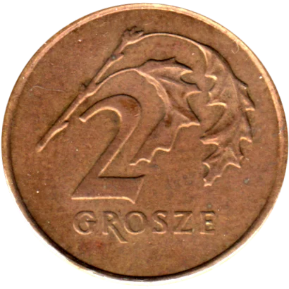 2 groszy, 1998 Reverse