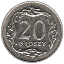 Preview 20 groszy, 2007 reverse