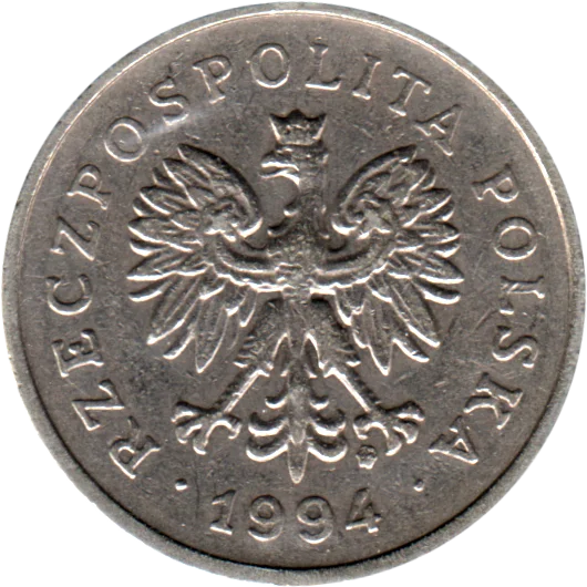 1 Złoty, 1994 Obverse