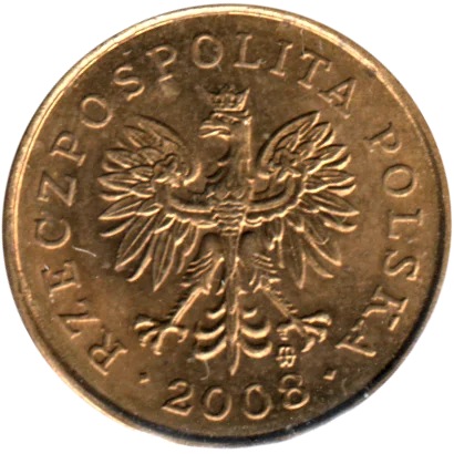 2 groszy, 2008 Obverse