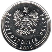 Preview 20 groszy, 2018 obverse