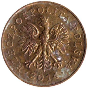 Preview 1 grosz, 2014 obverse