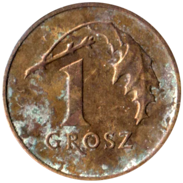 1 grosz, 2014 Reverse