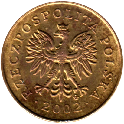 2 groszy, 2002 Obverse