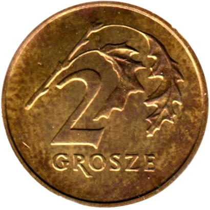 2 groszy, 2002 Reverse
