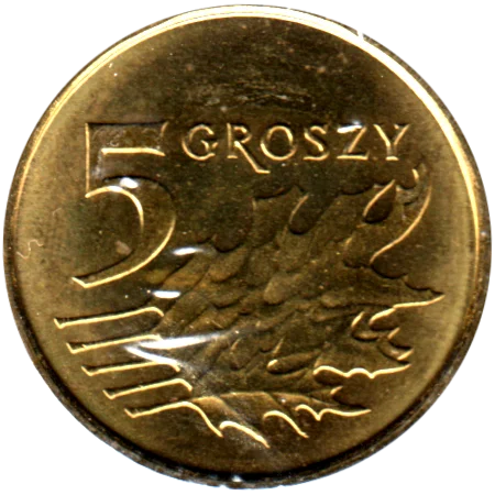 5 groszy, 2017 Reverse