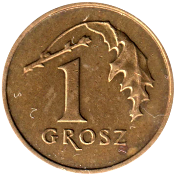 1 grosz, 1998 Reverse