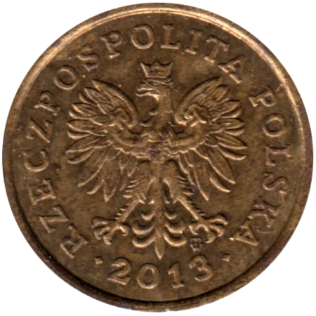 5 groszy, 2013 Obverse
