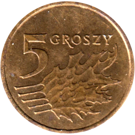 5 groszy, 2013 Reverse