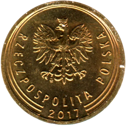 2 groszy, 2017 Obverse