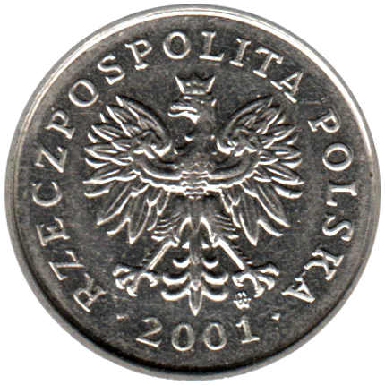 20 groszy, 2001 Obverse