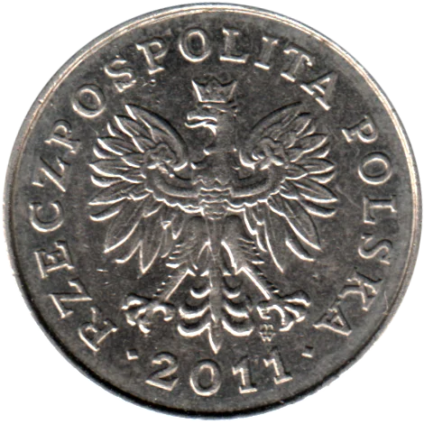 50 groszy, 2011 Obverse