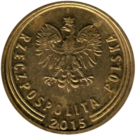5 groszy, 2015 Obverse