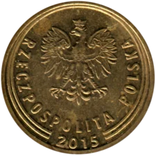 Preview 5 groszy, 2015 obverse
