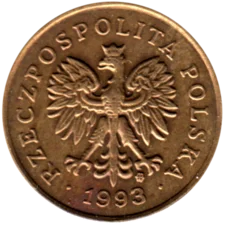 Preview 5 groszy, 1993 obverse