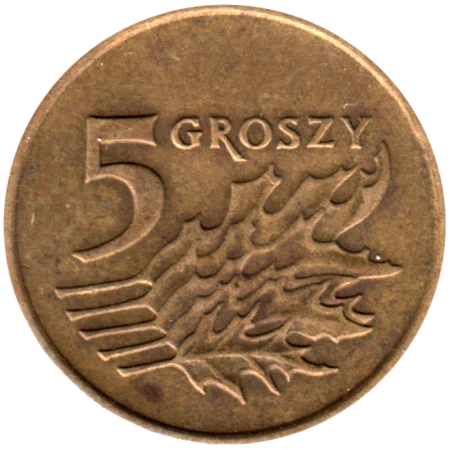 5 groszy, 1993 Reverse