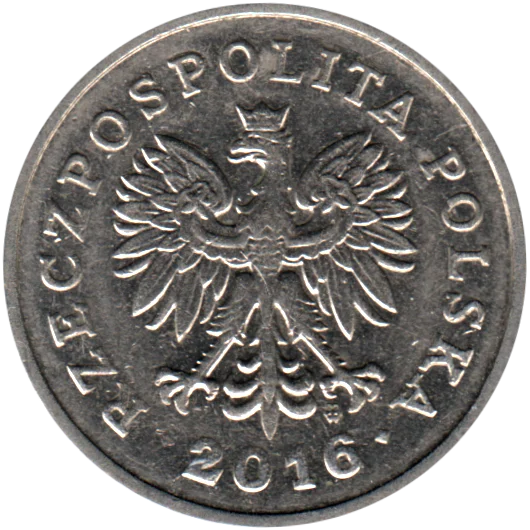 1 Złoty, 2016 Obverse