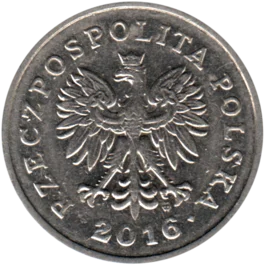 Preview 1 Złoty, 2016 obverse