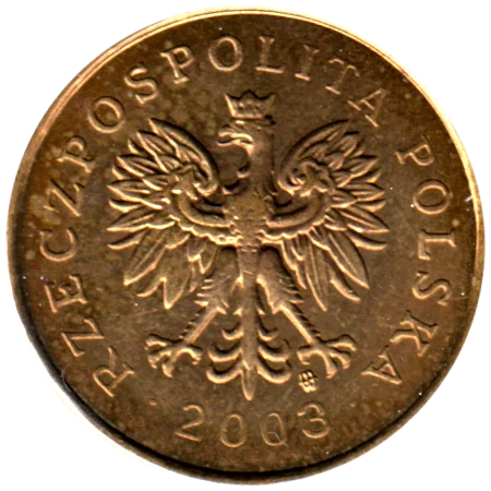 5 groszy, 2003 Obverse
