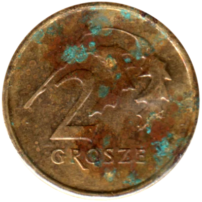 2 groszy, 2016 Reverse