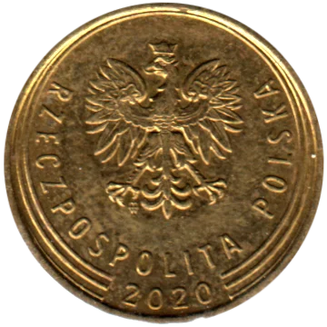 Preview 1 grosz, 2020 obverse