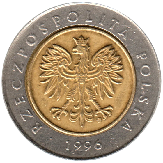 5 Złoty, 1996 Obverse