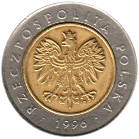 Preview 5 Złoty, 1996 obverse