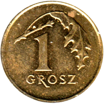 1 grosz, 2017 Reverse