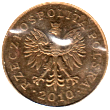 Preview 1 grosz, 2010 obverse