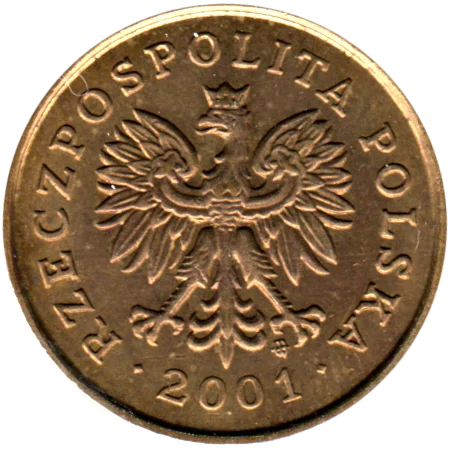 5 groszy, 2001 Obverse