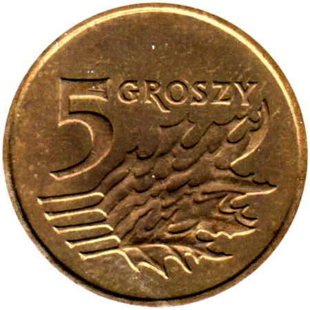 5 groszy, 2001 Reverse