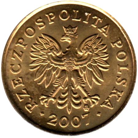 5 groszy, 2007 Obverse