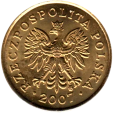 Preview 5 groszy, 2007 obverse