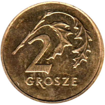 2 groszy, 2005 Reverse