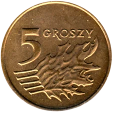 Preview 5 groszy, 2004 reverse