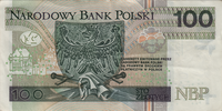 Preview 100 Złoty, 2018 obverse