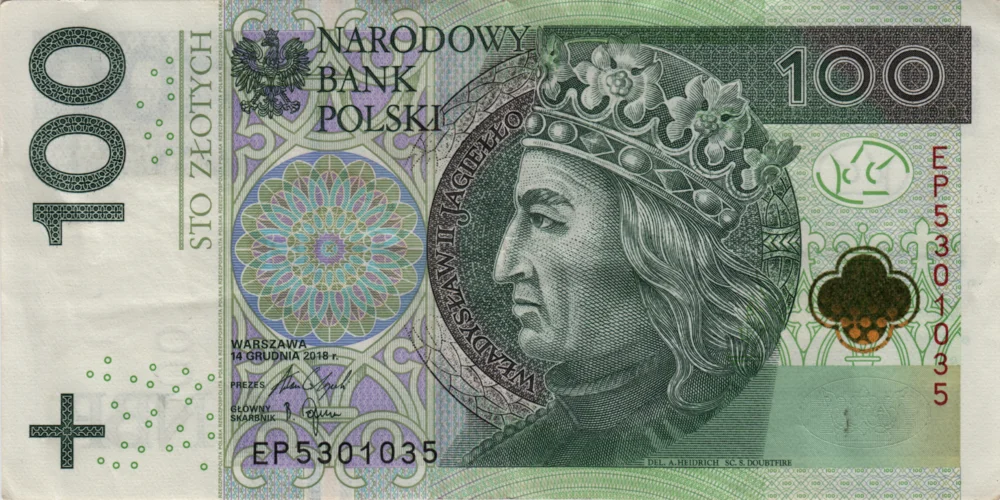 100 Złoty, 2018 Reverse