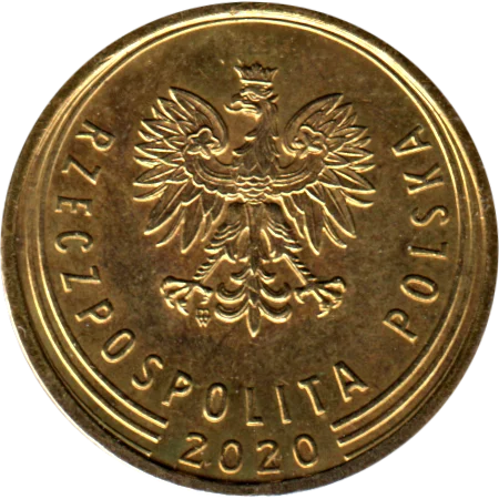 5 groszy, 2020 Obverse