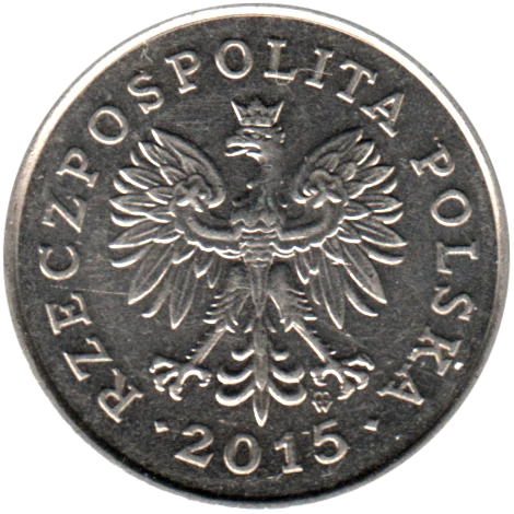 50 groszy, 2015 Obverse