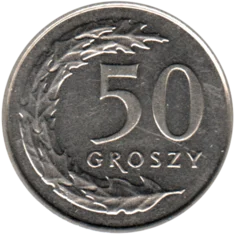 Preview 50 groszy, 2015 reverse