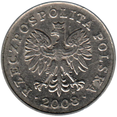 50 groszy, 2008 Obverse