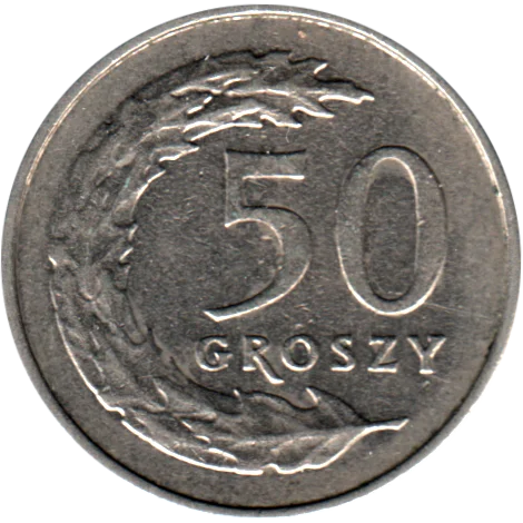 50 groszy, 2008 Reverse