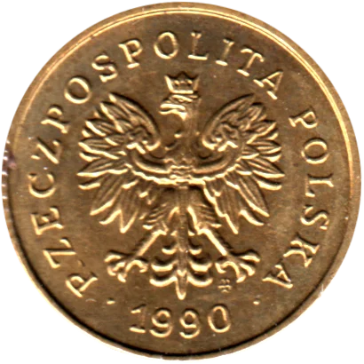 2 groszy, 1990 Obverse