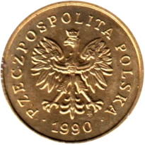 Preview 2 groszy, 1990 obverse
