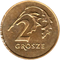 Preview 2 groszy, 1990 reverse